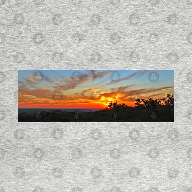 Sunset from Mt Walker, Hughenden by pops